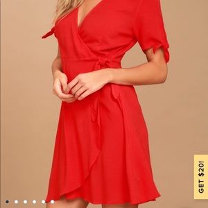 Royal Blue Lulu’s Wrap Dress